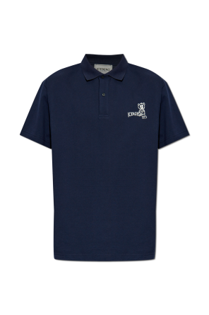 Beżowy Polo z wyszytym logo Burberry - Vitkac Polska